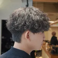 メンズカット+ツイストスパイラルパーマor波巻きパーマ¥15000
