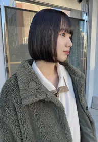《小顔カット🎀》似合わせボブカット🩵+保湿トリートメント🧴🫧