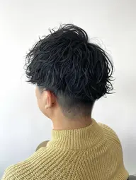 【ご新規様】カット + 波巻きパーマ + トリートメント (メンズカット) ツイスパ