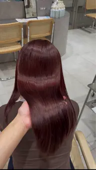 カット➕暖色カラー➕Aujua4stepトリートメント