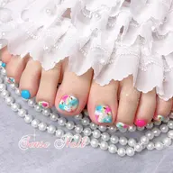 👣フット・120分つけ放題持ち込みデザイン8800円(デザイン6本まで)【初回ジェルオフ無料ケア込み】