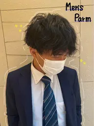 ［17:30までにご来店の方］カット+パーマ🧞‍♂️
