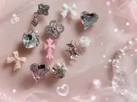 ハンド長さだし💅🏻チップ10本+ワンカラーorマグネット+パーツ2個🤍【オフあり】