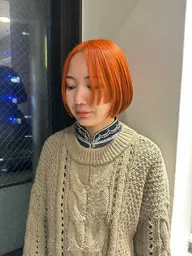 ブリーチ+イルミナカラー🫐