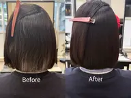 癖毛対策☂️美髪縮毛矯正+ Aujua 2step treatment  ¥13500