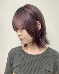 💛【ブリーチなし】ナチュラル透明感カラー