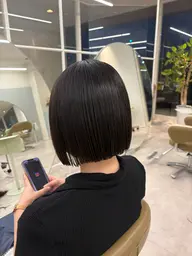 【縮毛矯正➕ボブカット🫧】縮毛矯正で作る美シルエットボブ💕