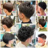 メンズカット眉カット