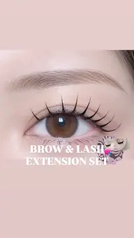 🌱【マツエク×眉毛】マツエク100本＋アイブロウ目元を一気に垢抜けさせたい方に♡忙しい方にもおすすめのセット✨️