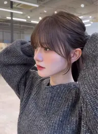 【扱いやすいお顔まわり🩵】顔まわりカット➕うるつやトリートメント💇🏻‍♀️✩