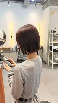 髪質改善矯正🫧+ボッブカット💇♀️+オーガニックカラー