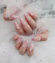 ❤️チップ長さ出し10本➕10本アート・ストーンやり放題❤️(持ち込画像OK)オフ込み🎀