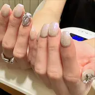 ワンカラー＋パーツ2個🩵