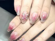 チックネイル＋マグネットフレンチ