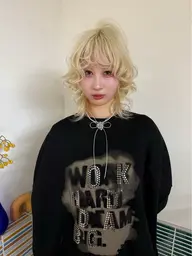 【ミニモ学割】✨人気No.3✨<1回ブリーチじゃ無理なカラー>2回ブリーチWカラー+Aujuaトリートメント