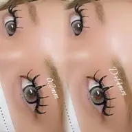🐈⬛𝐋𝐄𝐃 𝐖 𝐅𝐥𝐚𝐭 𝐥𝐚𝐬𝐡 𝟏𝟎𝟎束+束感仕上げ⋆.˚⊹⁺