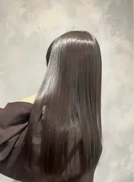 〖強い癖,うねり,広がりが気になる方に❣️〗 縮毛矯正（酸性可） + メンテナンスカット +髪質改善トリートメント⭐️