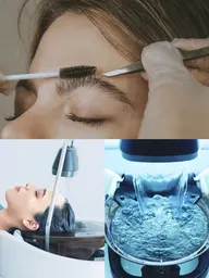 【✨眉毛も髪の毛も綺麗に👦🏻👧🏻】眉 パーマ&ワックス+頭身浴+トリートメント 8800