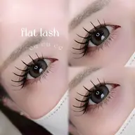 【 𝐟𝐥𝐚𝐭 𝐥𝐚𝐬𝐡 】マツエクモデル🖤