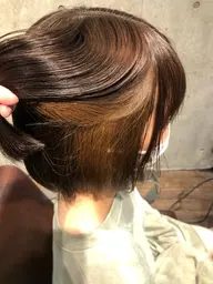 🤍インナーカラー(全頭カラー付き)+潤い集中トリートメント(超音波アイロン付き)🤍