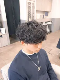 カット、パーマ サーフカール