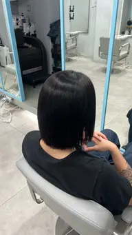 【ボブのみ】(肩上)髪質改善✨️縮毛矯正ストレート✨️⚠️金曜日不可❌