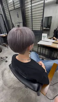 全頭ダブルカラー(ブリーチ込み)+トリートメント