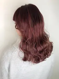 【暖色】ピンク・ラベンダー・レッドカラー🩷ブリーチだからできる高発色カラー✨