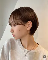 ショートカット(ショートボブ)＋ワンカラー＋無料艶トリートメント付き✨️