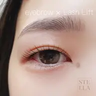 【平日限定】パリジェンヌラッシュリフト+眉Wax💚お目元に合わせてデザインご提案します。