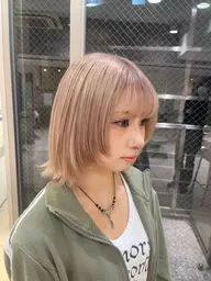 👾👾似合わせカット+ブリーチありダブルカラー+Aujua髪質改善トリートメント👾👾