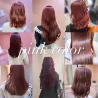 🍒モテ髪ピンクカラー支持率No.1🍒ブリーチなしでつくるピンクカラー💗TR付き