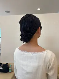 🤍王道シニヨン🤍ふんわりかわいく仕上げます♪