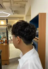 メンズカット＋スパイラルパーマ