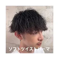 メンズカット➕ツイストケアパーマ【秋葉原/ツイストパーマ/ケアパーマ】