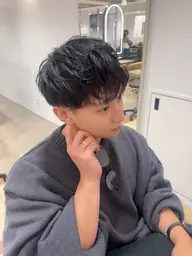 【2回目以降の方限定♡】メンズカット+トリートメント+パーマ+ヘアセット✨
