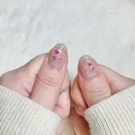 【オフなし】ワンポイントネイル🤍