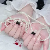 【長さだし10本】シンプルデザイン🎀6本アートやり放題🍒