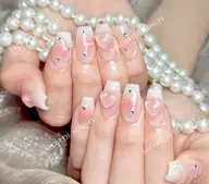 💅チップ長さ出し+チークネイル9800