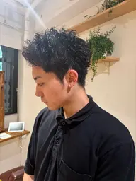【cut＋pinperm🌀】短髪でオシャレにかっこよく仕上げます✨️メンズカット、パーマ人気メニュー！