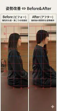 《初回限定》【美姿勢・小顔】第一印象が変わる!巻き肩・猫背・頭蓋骨矯正クイック30分