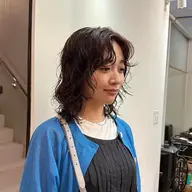 🧿カット+くるくるパーマ🧬【ミディアムヘア】くるくる強めにパーマをかけたい方💖💕💕💕➕ treatment