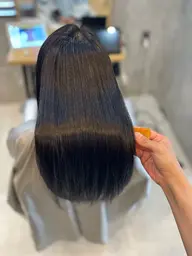 【顔出しモデル】美髪縮毛矯正+エステトリートメント+カット
