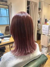 レディースカット➕艶カラー♪シャンプーブロー付き！