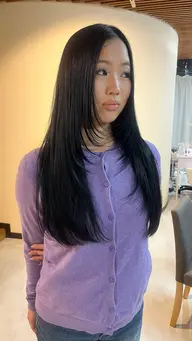 【人気No.1】地毛風ストレート+カット+トリートメント✨