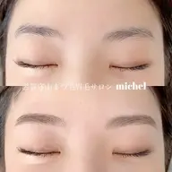 眉毛スタイリング（wax脱毛+間引き+カット+メイクレクチャー）