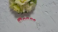 ミニモ限定価格‼️カラーグラデーションネイル(ベースカラークリア)パラジェル使用💅