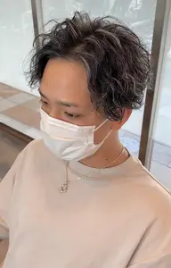 🌈骨格修正メンズカット+カラー+デザインパーマ🌈