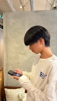 ⚡️メンズカット+眉カット+血行促進ヘッドスパ💆♀️