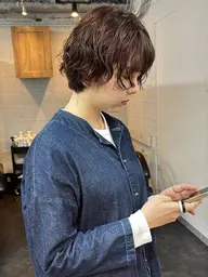 似合わせカット+ニュアンスパーマ+前処理TR